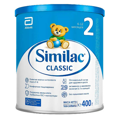 Молочная Смесь Similac Классик 2 с 6 месяцев 400г Similac 93932 1